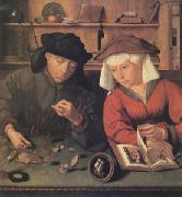 Quentin Massys The Moneylender and His Wife (mk05) oil painting reproduction